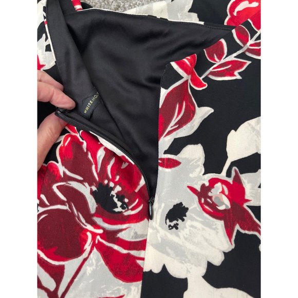 White House Black Market Red and Black Sheath Dress - Picture 14 of 14